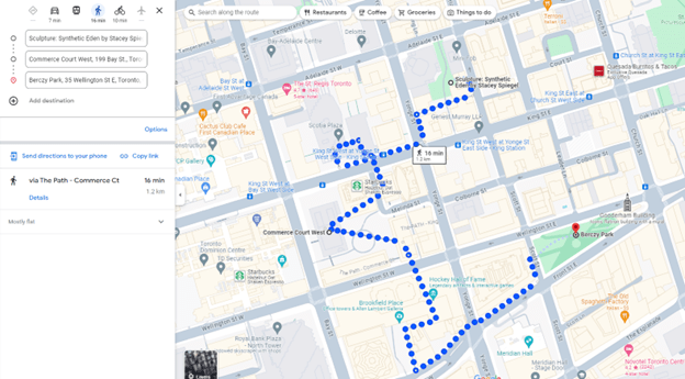 Toronto Water Fountains, major rivers, and introspection