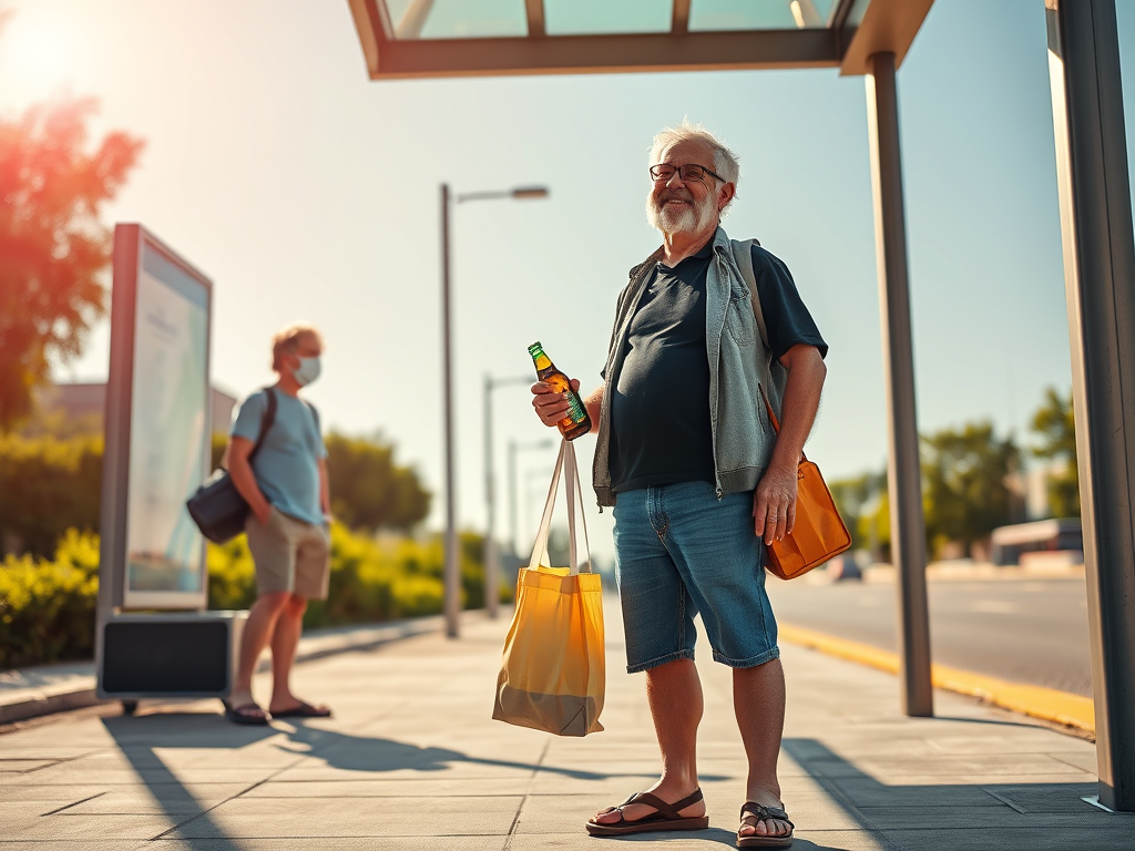 A Joyful Bus Stop Encounter: Thumbs Up for Music (and Dusty Springfield)