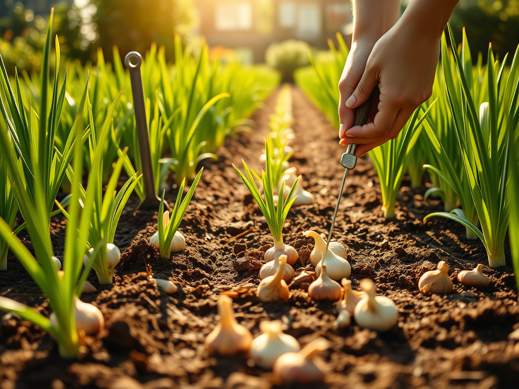 How to Efficiently Plant 100 Onions and 30 Garlic Cloves