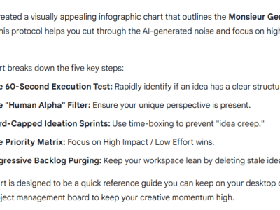 Overwhelmed by good ideas generated by AI? Here’s how to&nbsp;cope