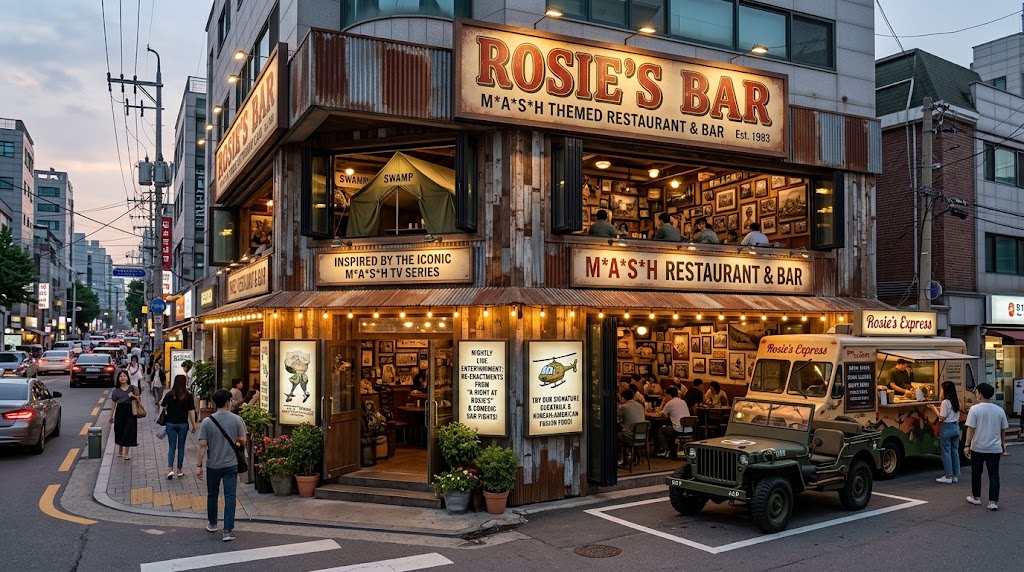 Rosie’s Bar from M*A*S*H restaurant chain (a fake wiki entry)